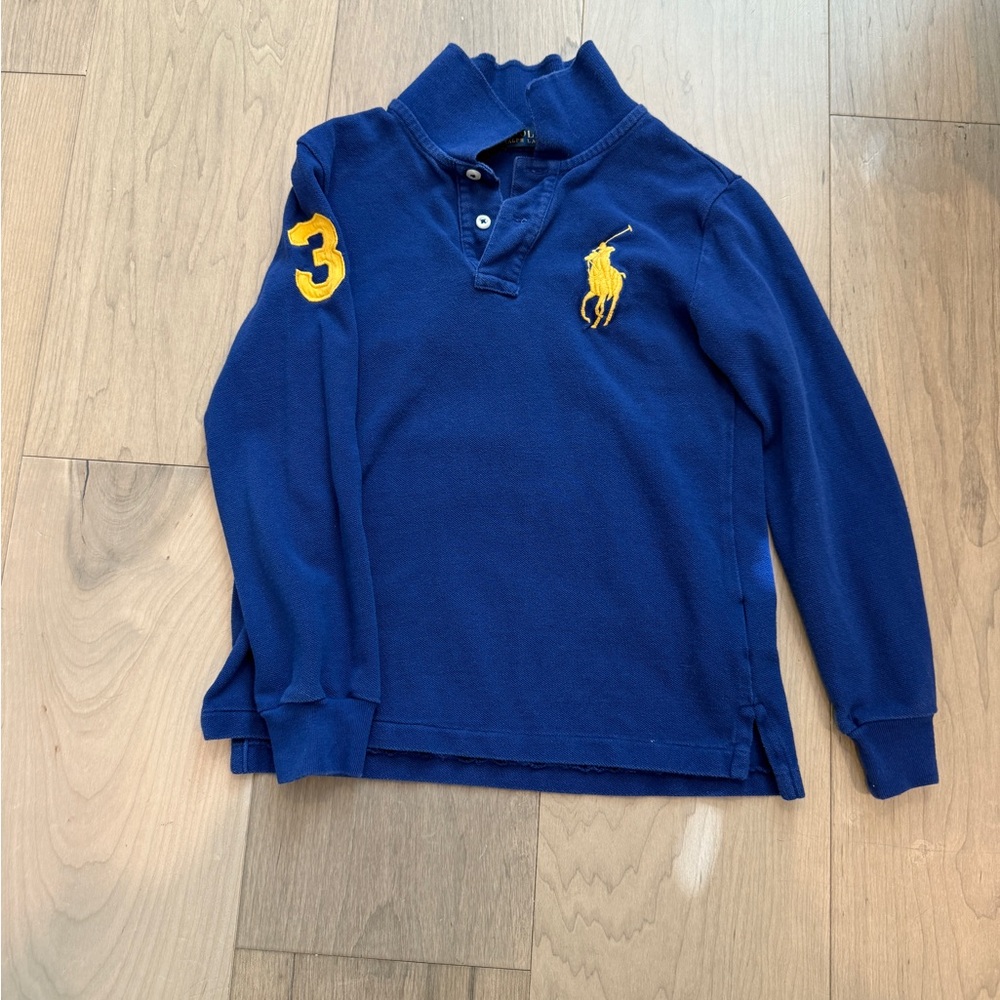 Polo by Ralph Lauren Kids Blue Long Sleeve Shirt